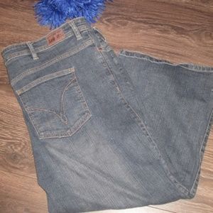 Lee Plus Size Denim Capri Pants Size 22W